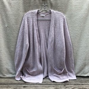 Maurices lavender cardigan